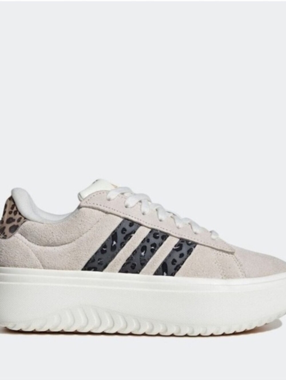 Adidas Grand Platform Sneaker Animal Print Womens Size 10